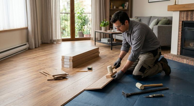 Laminate Floor Installation in Fort Wayne, IN