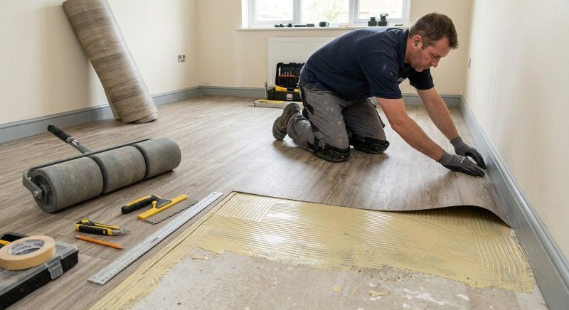 Sheet Flooring Installation in Boerne, TX