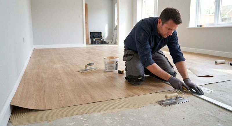 Sheet Flooring Installation in Loudoun County, VA